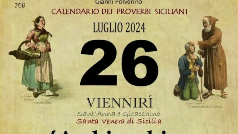 26 luglio 2024: calendario, proverbio, santo del giorno e meteo VIDEO