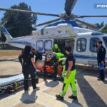 Cefalù: parapendista precipitata in gravi condizioni, trasportata in elicottero FOTO