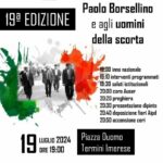 Il 19 luglio a Termini Imerese si rinnova l’iniziativa “Accendi un cero a Paolo Borsellino e agli uomini della scorta”