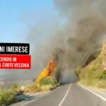 Termini Imerese: grosso incendio divampa in contrada Cortevecchia, SS 113 chiusa VIDEO