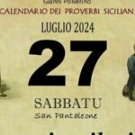27 luglio 2024: calendario, proverbio, santo del giorno e meteo VIDEO