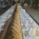 San Mauro Castelverde: grande partecipazione alla notte bianca, “pane cunzato” da 25 metri FOTO