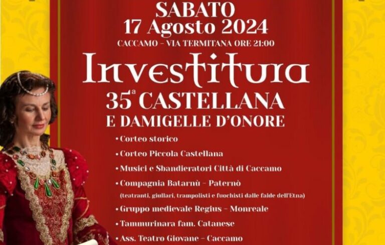 Caccamo: tutto pronto per la 35° edizione della Castellana, appuntamento il 17 agosto