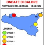 A Palermo e provincia ancora allerta arancione per rischio incendi e ondate di calore