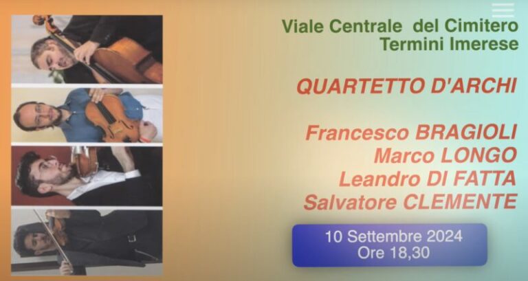 Termini Imerese: 10 settembre concerto in onore di Giuseppe Mulè e Rosario Quattrocchi