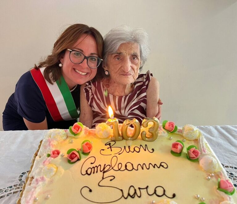 Termini Imerese: compie 103 anni la signora Rosaria Zizzo