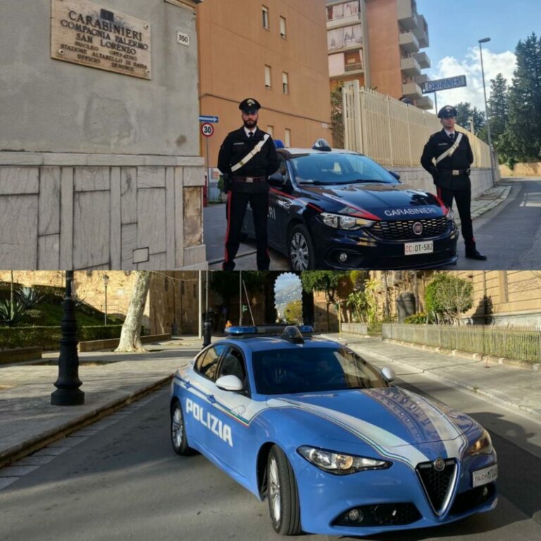 Palermo: carabinieri e polizia eseguono sette misure cautelari