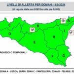 Meteo: su Palermo e provincia allerta verde per temporali IL BOLLETTINO