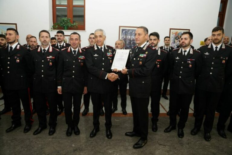 Il comandante della legione carabinieri Sicilia visita il comando provinciale di Palermo