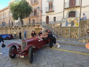 La Mercedes che vinse l’edizione del 1924 in esposizione al museo Targa Florio di Collesano