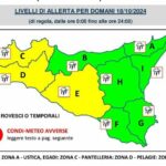 Meteo Sicilia: allerta gialla per condizioni meteo avverse e rischio temporali IL BOLLETTINO