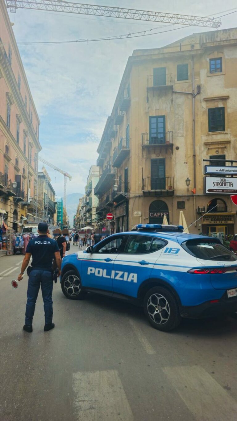 Polizia: si intensificano i controlli nel centro storico di Palermo