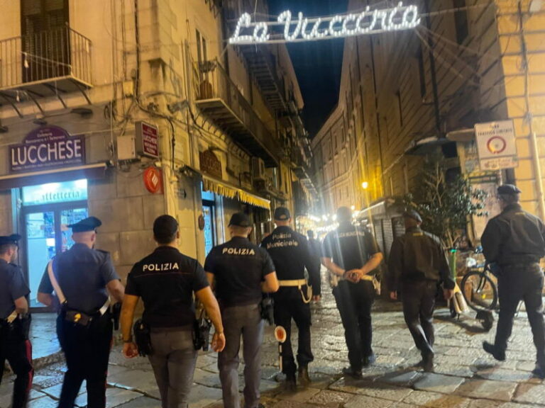 Movida Palermo: Vucciria, Albergheria e Stazione Centrale controlli sequestri e denunce