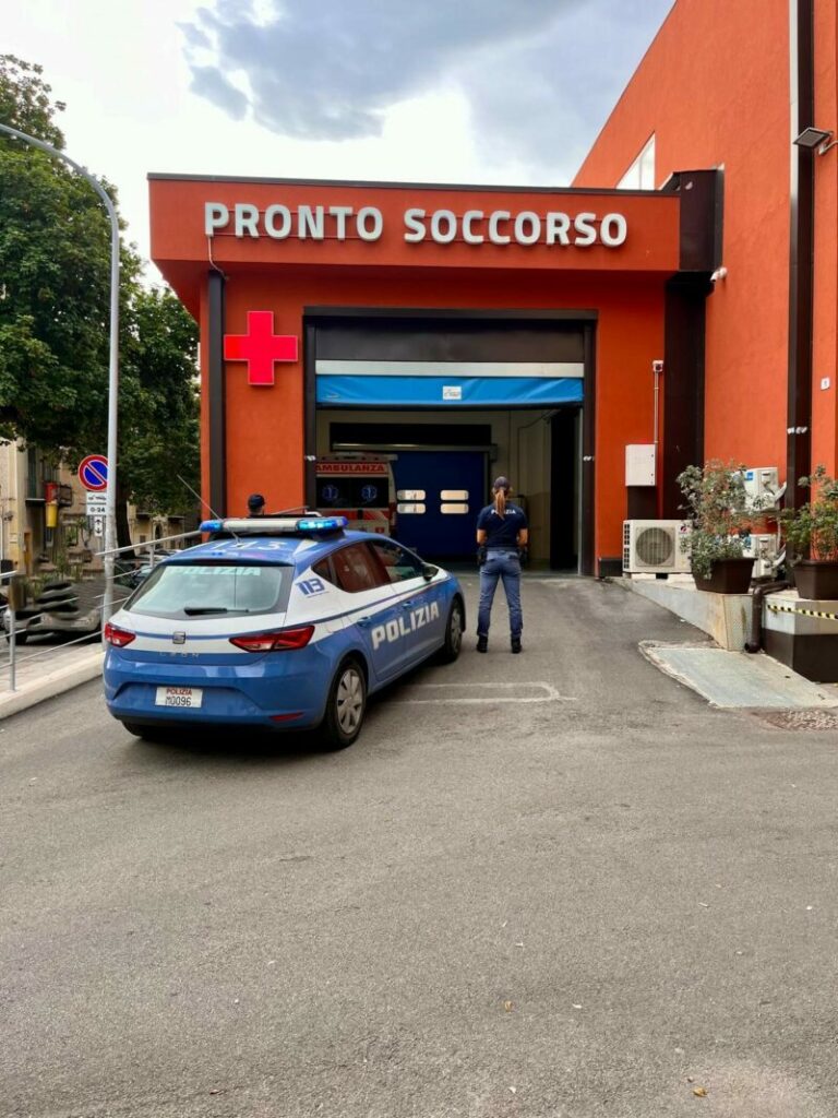 Paura al Pronto Soccorso: la Polizia arresta un uomo andato in escandescenza al Policlinico di Palermo