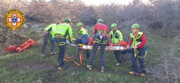 Castelbuono: momenti di paura per un fungaiolo infortunato, salvato dal Soccorso Alpino