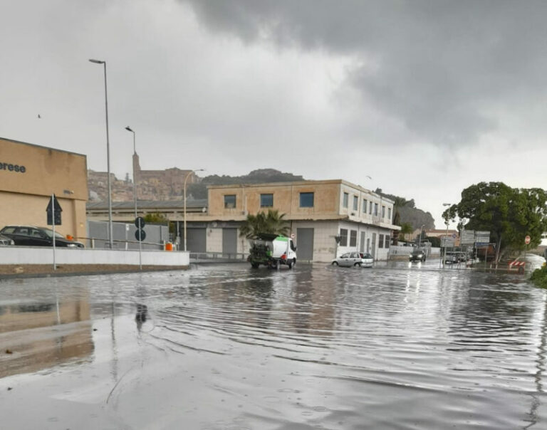 Termini Imerese: allagamenti e disagi causati da un forte temporale FOTO