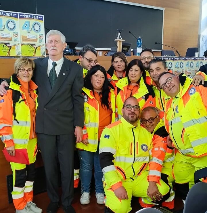 Delegazioni della provincia di Palermo alla manifestazione per i quarant’anni della Prociv-Arci Nazionale